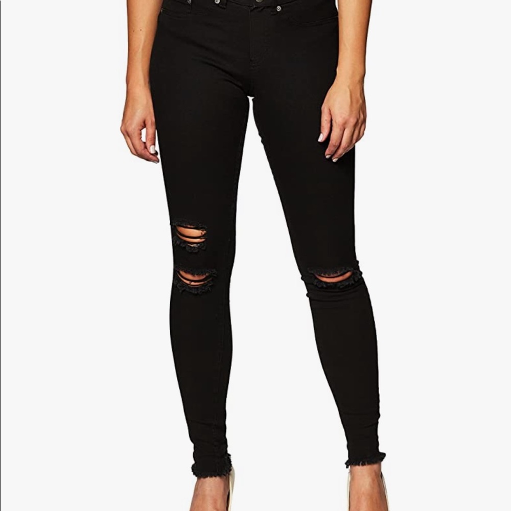 Hue denim leggings- size large